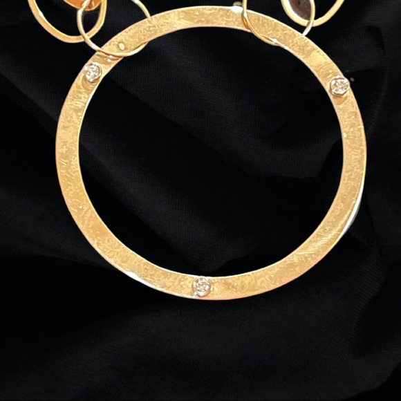 Lana Jewelry 14k Yellow Gold & Diamond Multi- Ring Statement Necklace - Picture 2 of 6